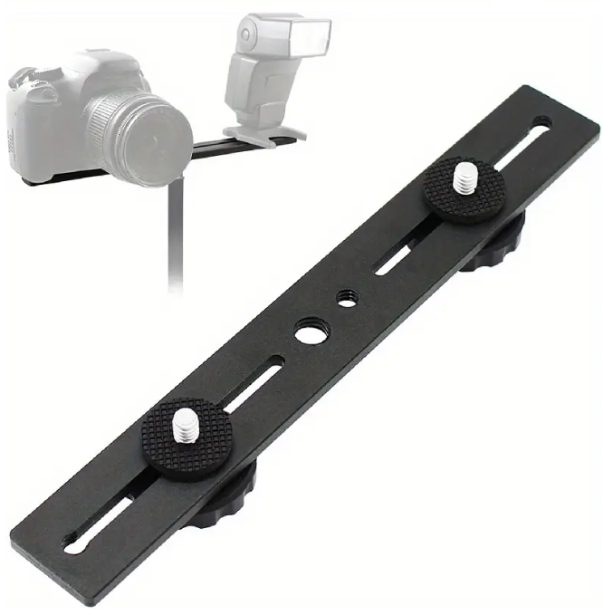 8" Dual Tripod Bracket Flash