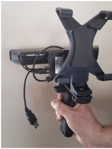 SLS Kinect Camera Setup Just add a Tablet